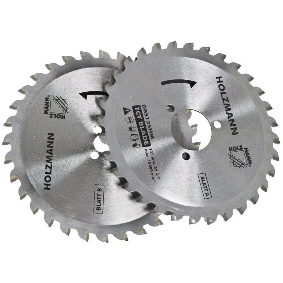 Kreissäge mit Doppelblatt - 125 mm - 1200W - 0