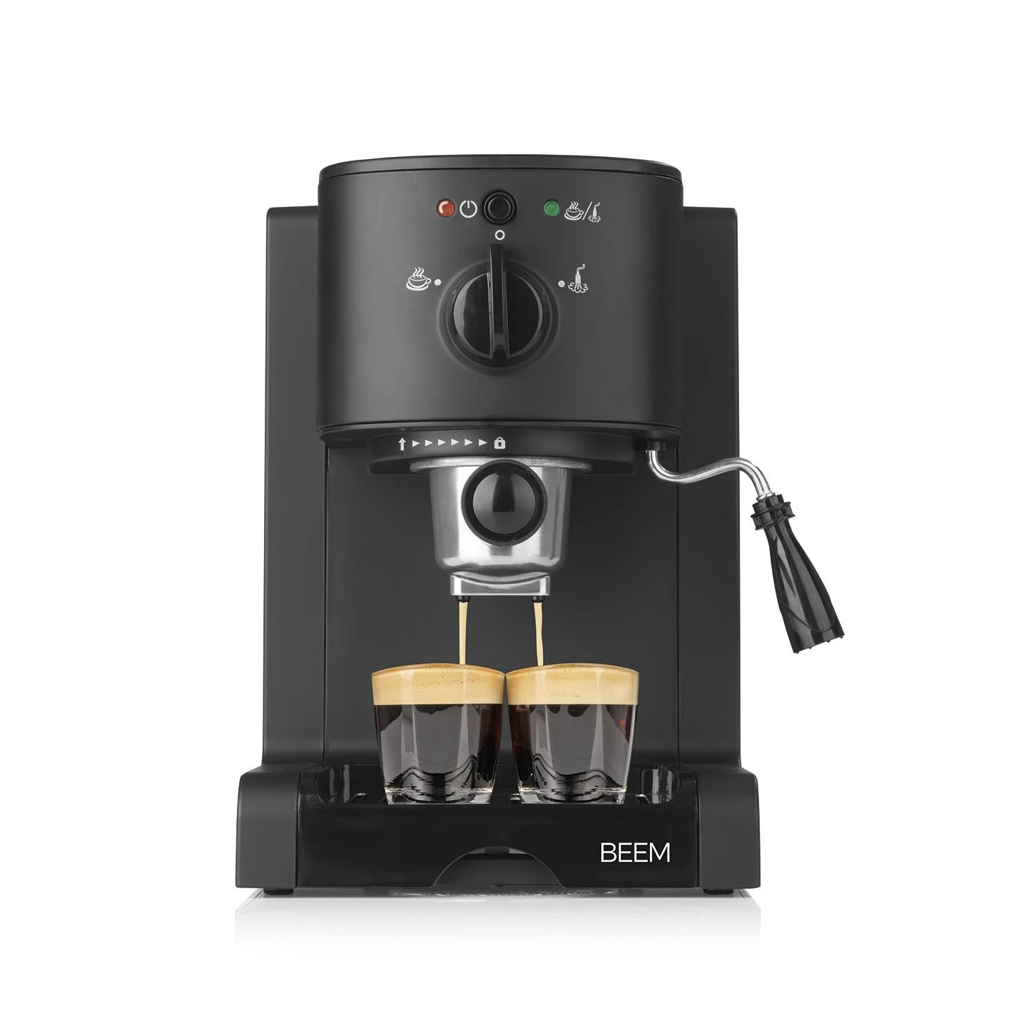 Espresso Perfekt, Siebträger-Maschine, mattschwarz - 0
