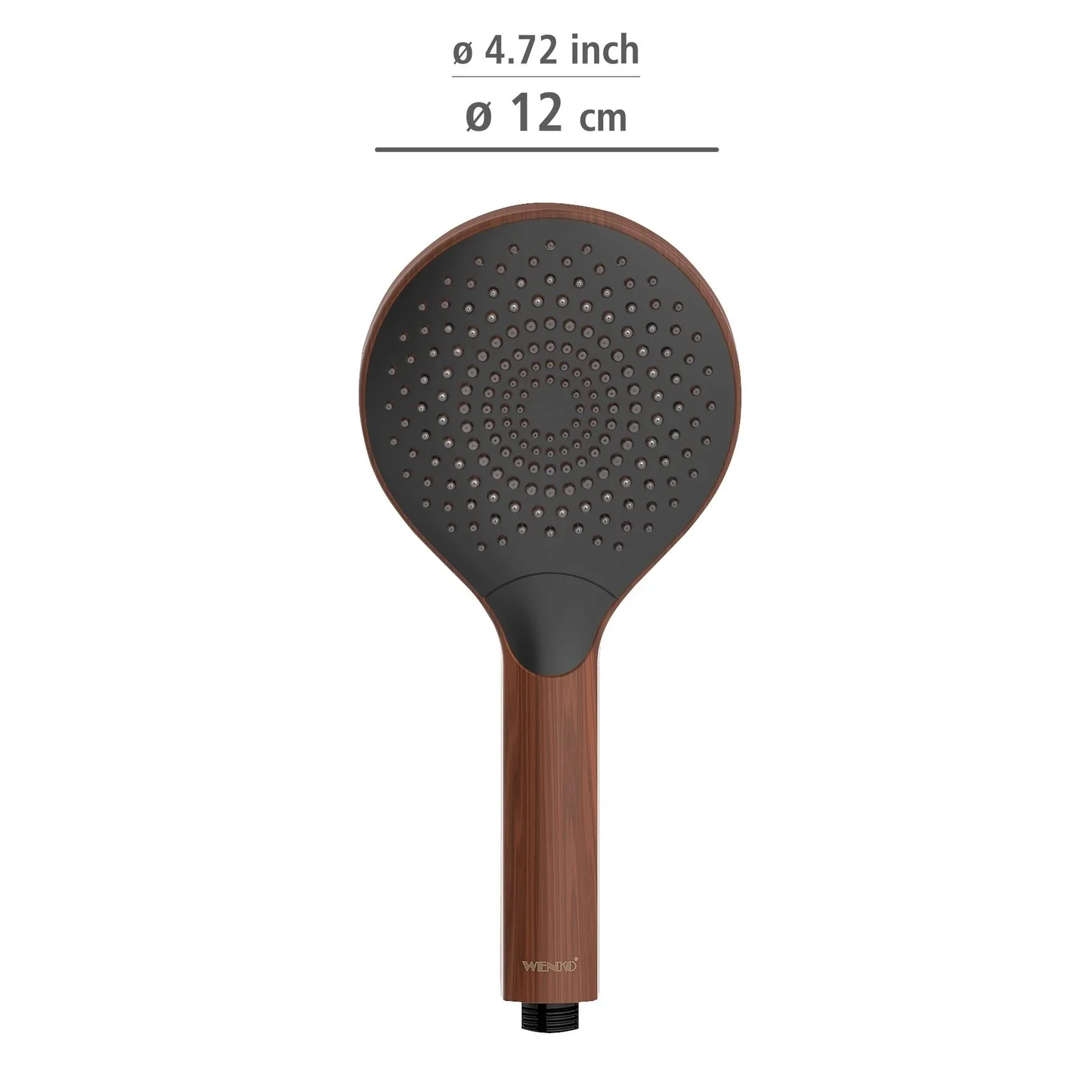 Wasserspar-Duschkopf Watersaving Wood, Ø 12 cm - 4