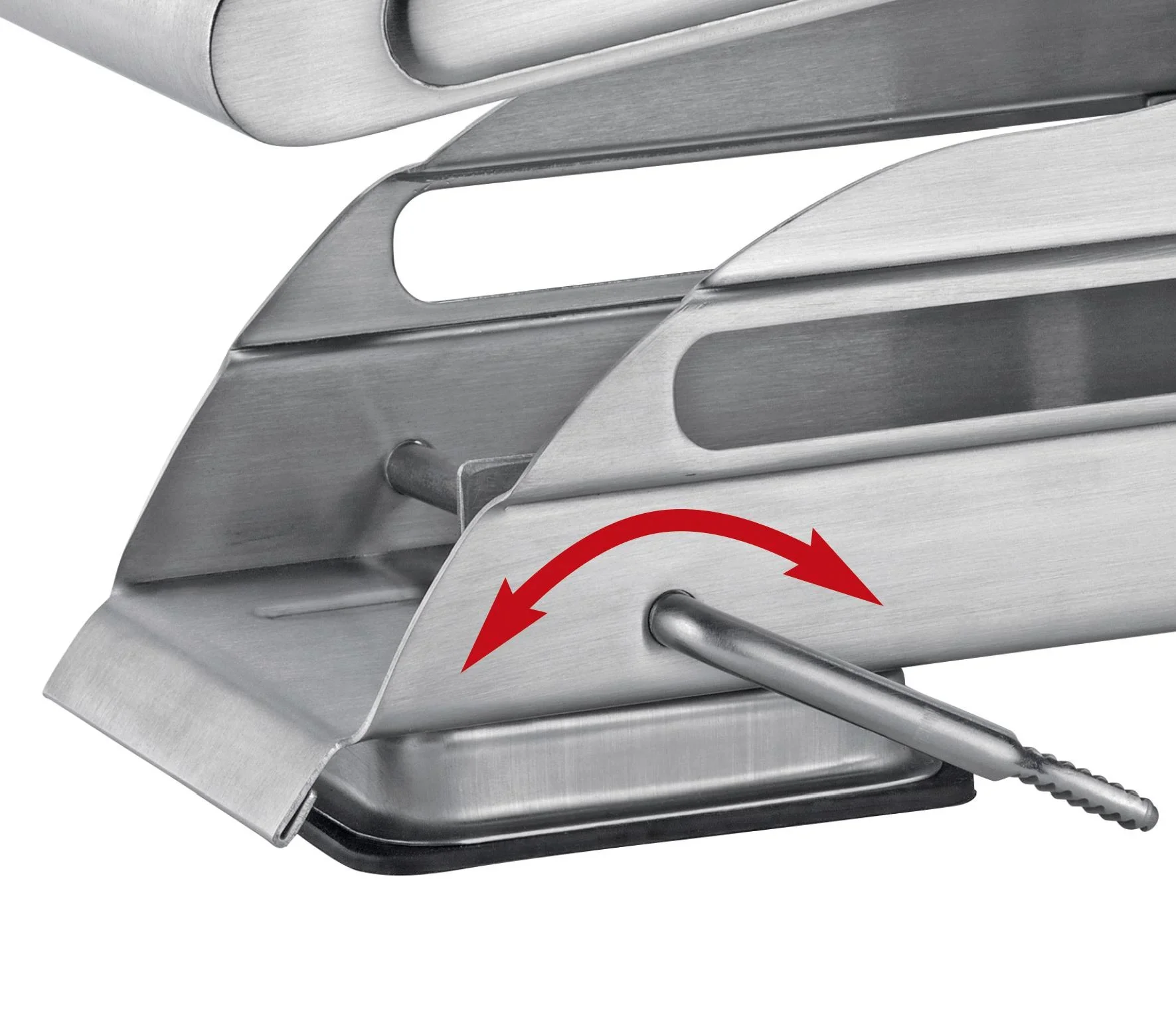 Pommes-Frites-Schneider, Edelstahl, 26 × 10 × 12 cm - 1