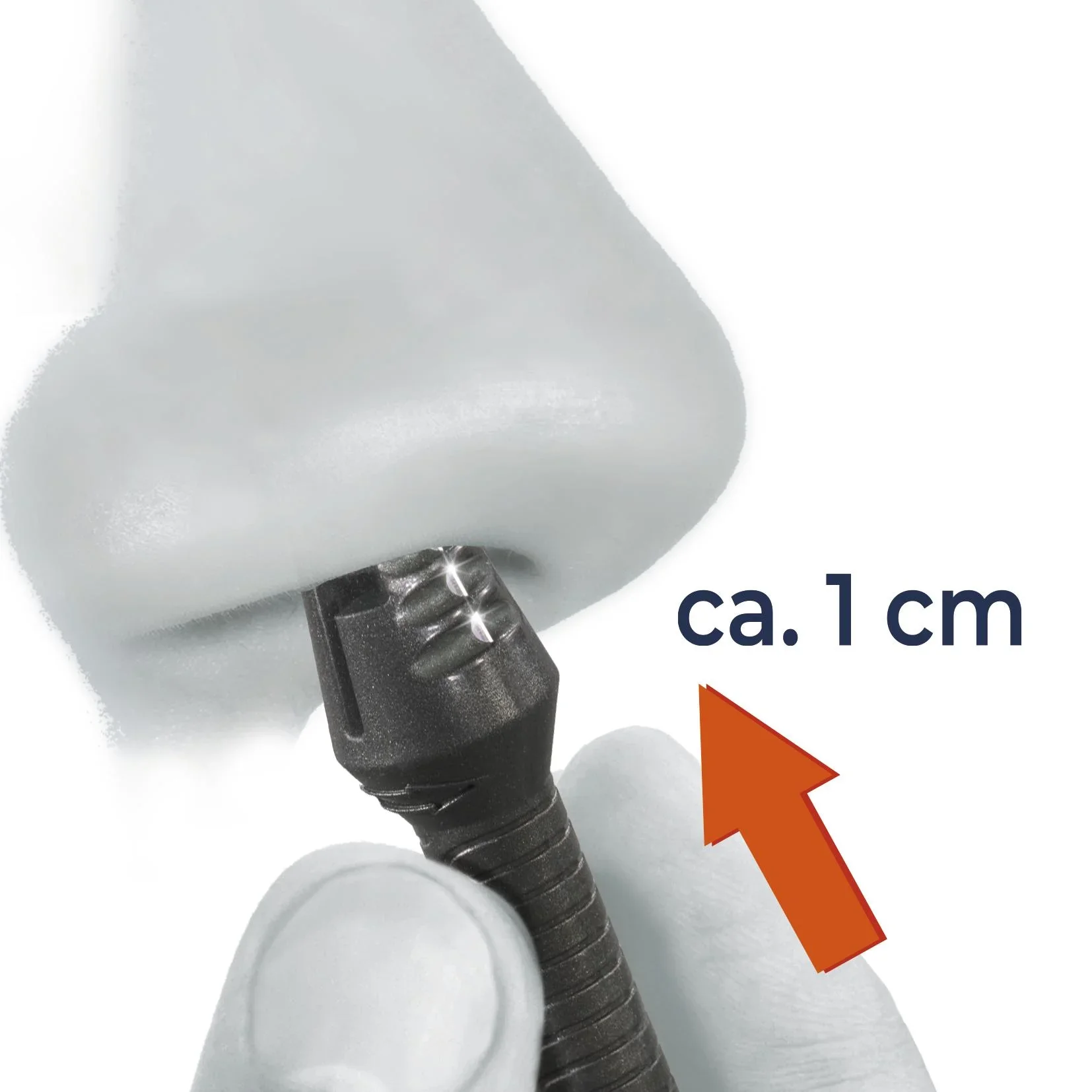 Nasenhaartrimmer, 8 cm anthrazit - 1