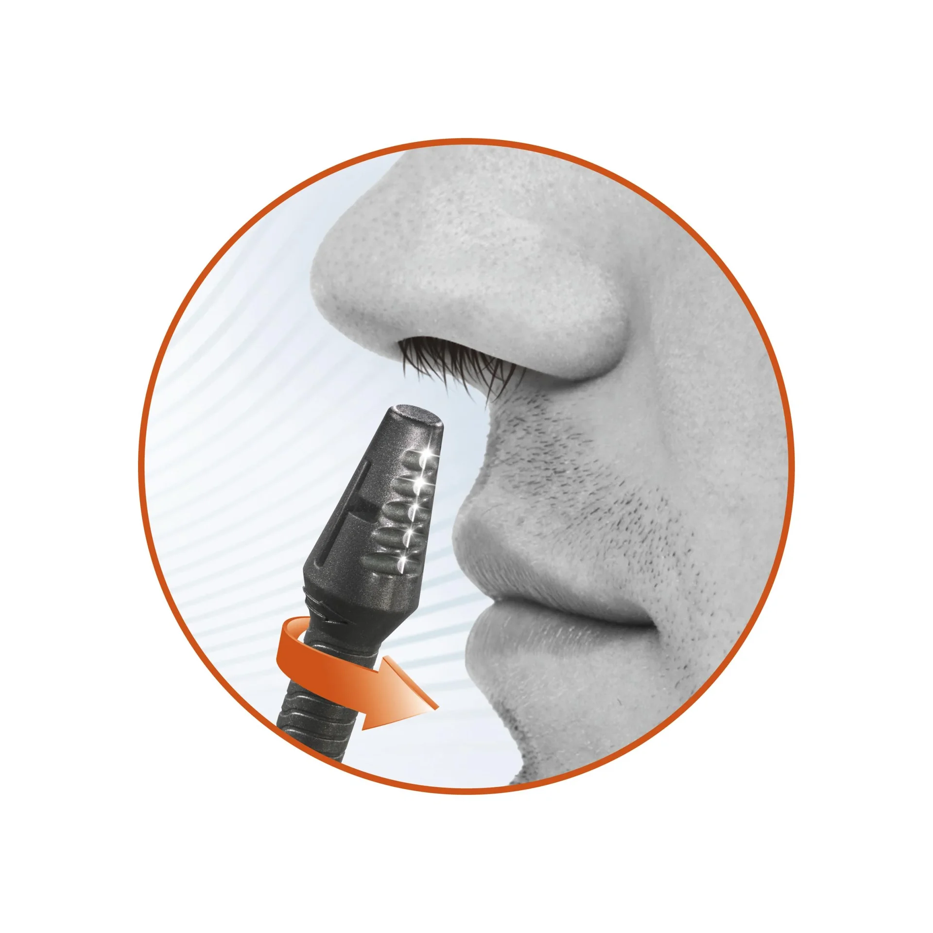 Nasenhaartrimmer, 8 cm anthrazit - 4