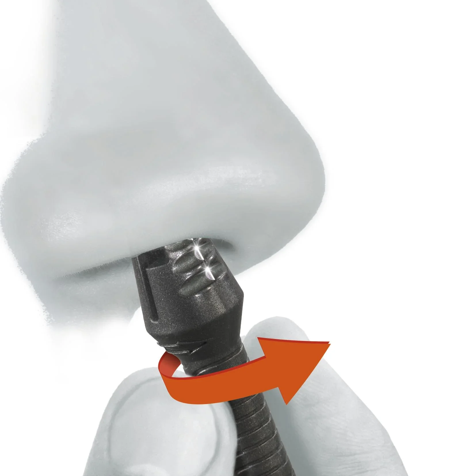 Nasenhaartrimmer, 8 cm anthrazit - 5