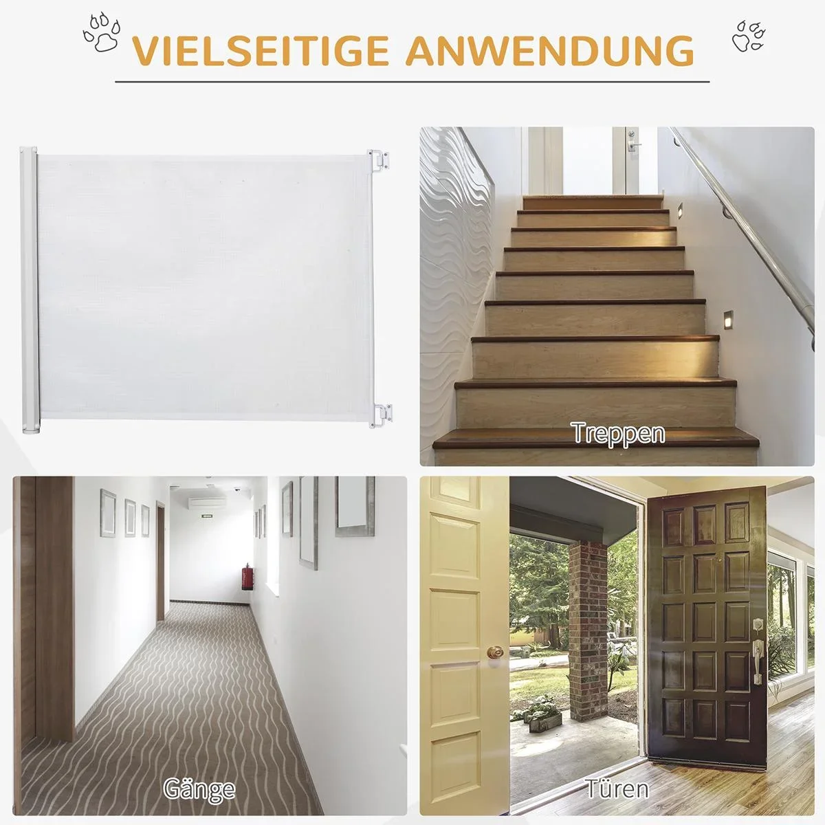 Gartenschlauch flexibel 22,5 m mit 10 Funktionen Sprühdüse Wasserschlauch mit 1/2 Zoll & 3/4 Zoll Anschluss Schlauch deh - 3