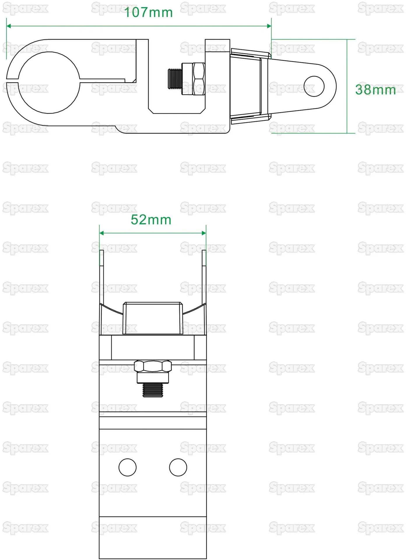 Seitenhalterung für Arbeitsscheinwerfer - 2