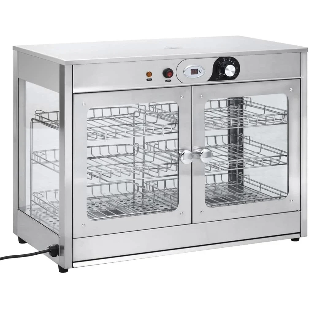 Speisenwärmer elektrisch Gastronorm 1200 W Edelstahl - 0