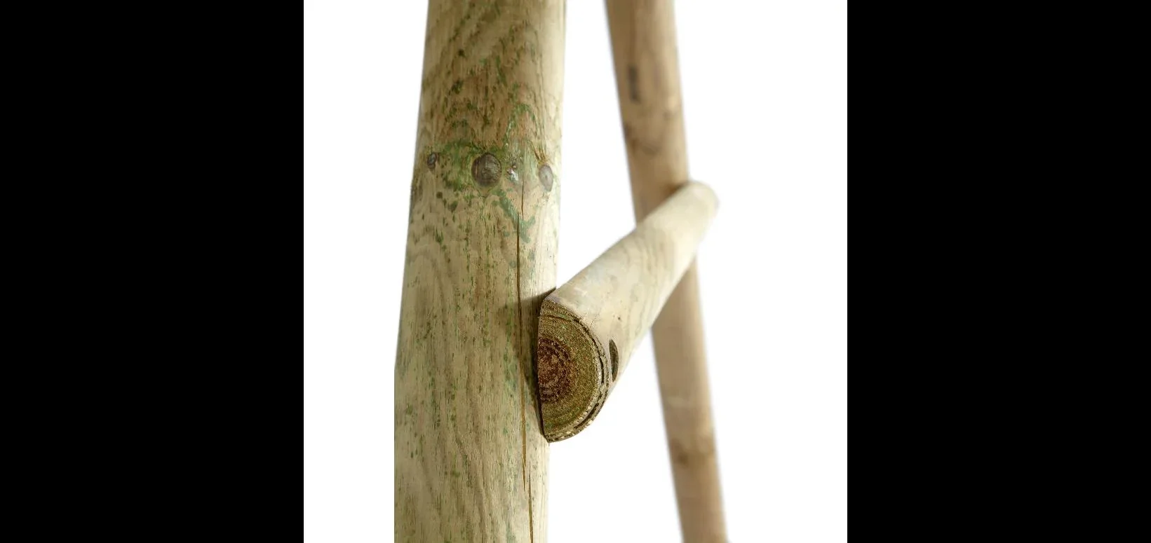 Holz Schaukelset Giant Baboon, Outdoor-Schaukelset für Kinder, Doppelschaukel, Kletterseil, Rutsche, natur - 0