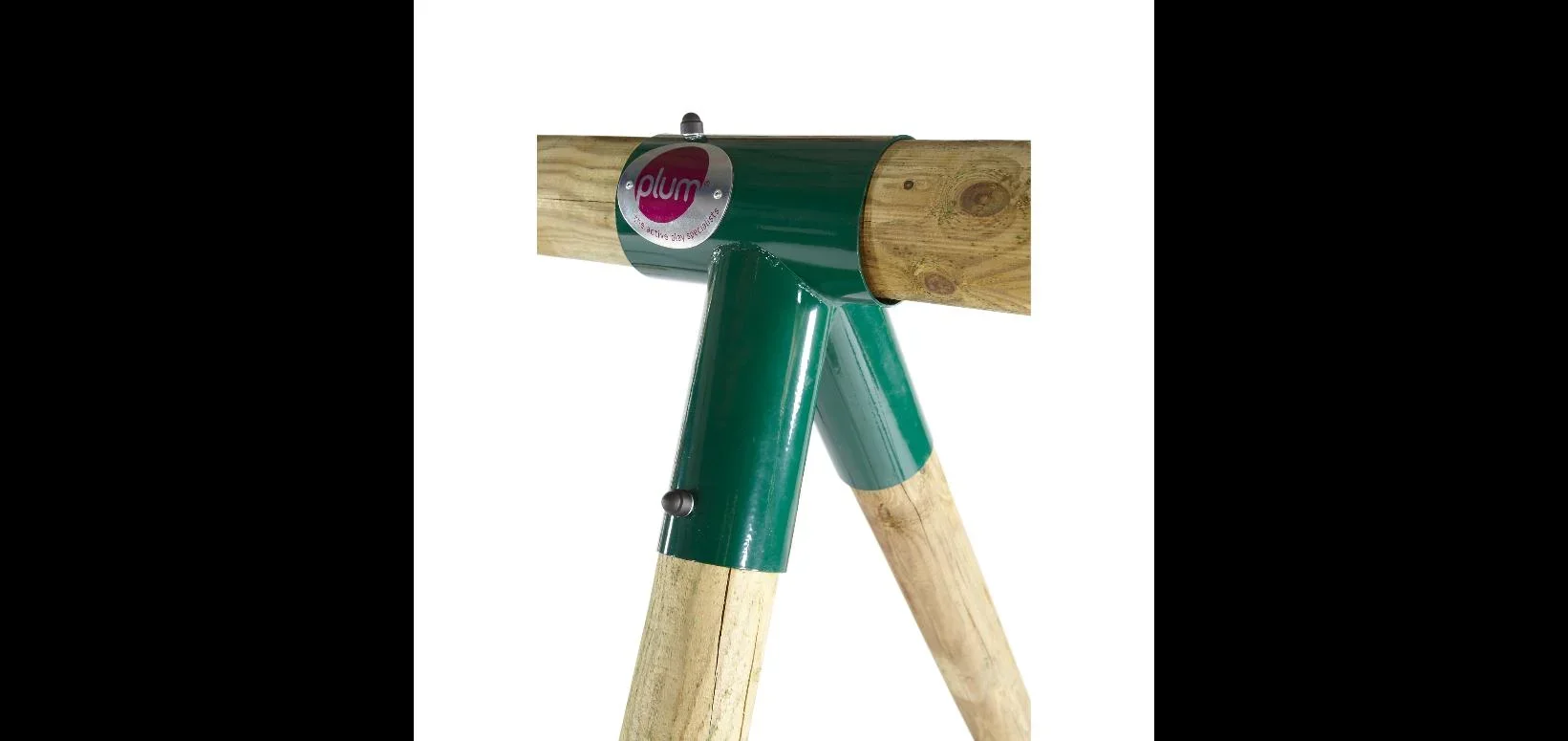 Holz Schaukelset Giant Baboon, Outdoor-Schaukelset für Kinder, Doppelschaukel, Kletterseil, Rutsche, natur - 4