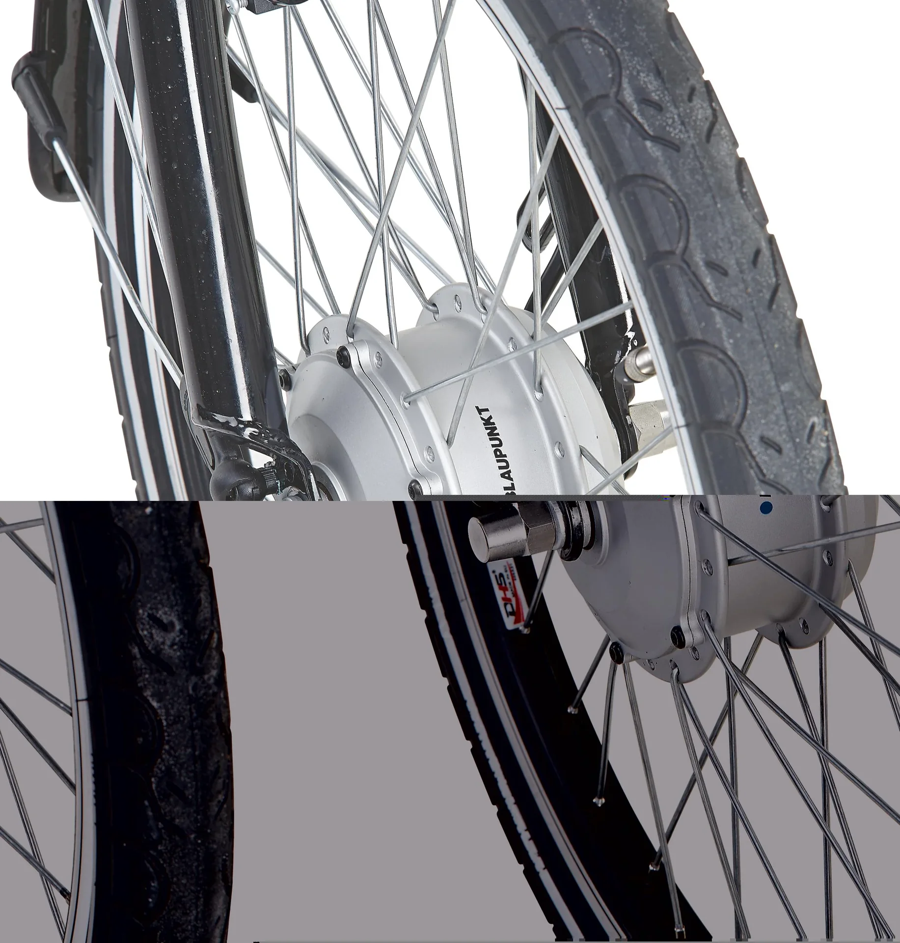 Unisex E-Bike City, 20 Zoll, Rahmengröße 30 cm, 7-Gang Nabenschaltung, grün-matt, URBANICER 22.ESU.10 - 1