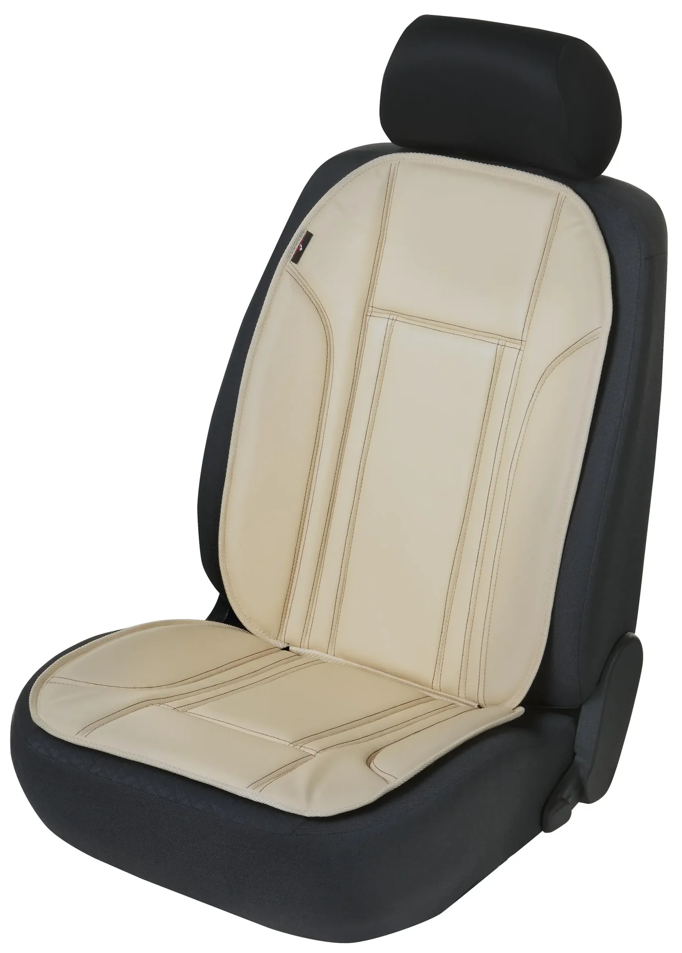 Sitzaufleger aus Kunstleder Ravenna beige - 0