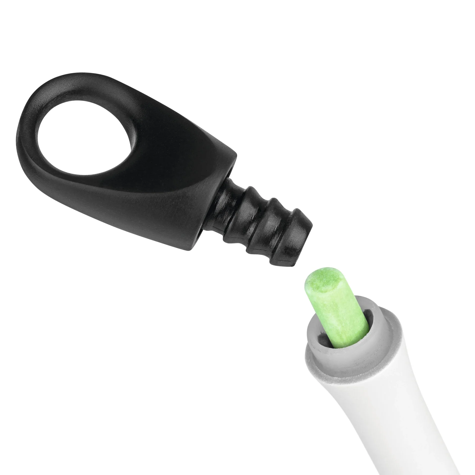 WC-Bürste mit integriertem Reinigungsstein, Silikon - 2