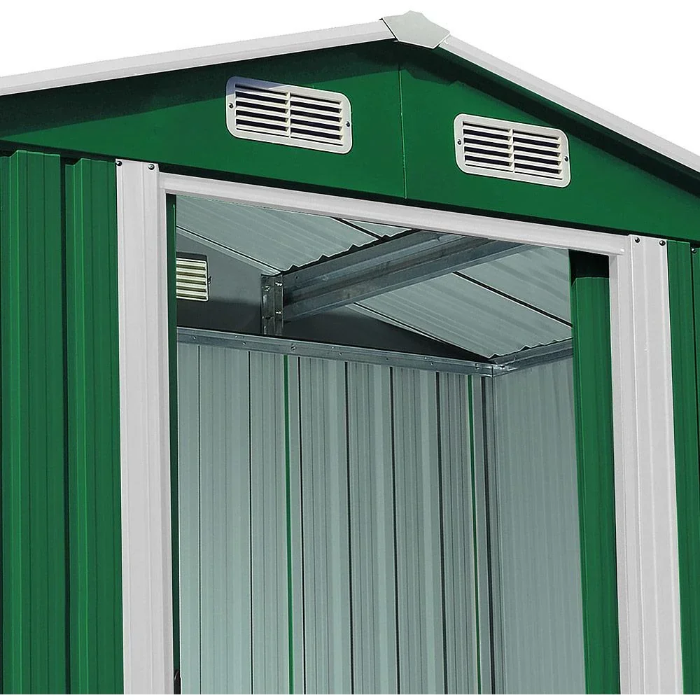 Schuppen grün - Metall 210x132x186 - 3