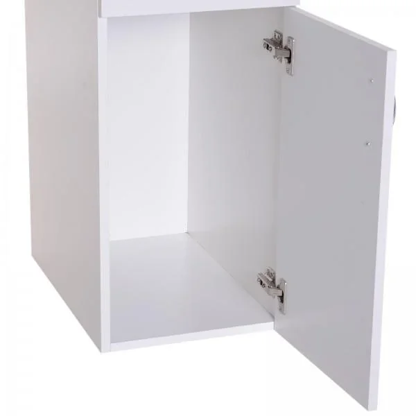 Computertisch Schreibtisch Bürotisch mit Schrank PC Tisch Holzfurnier - 3