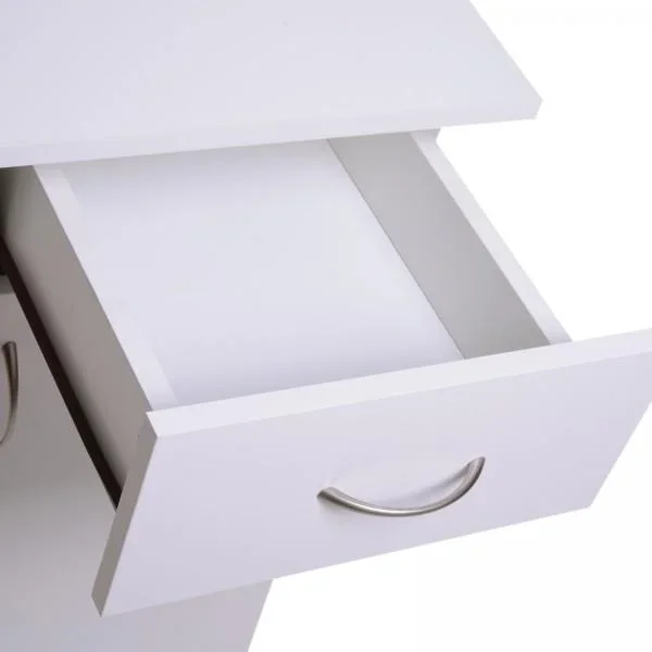 Computertisch Schreibtisch Bürotisch mit Schrank PC Tisch Holzfurnier - 7