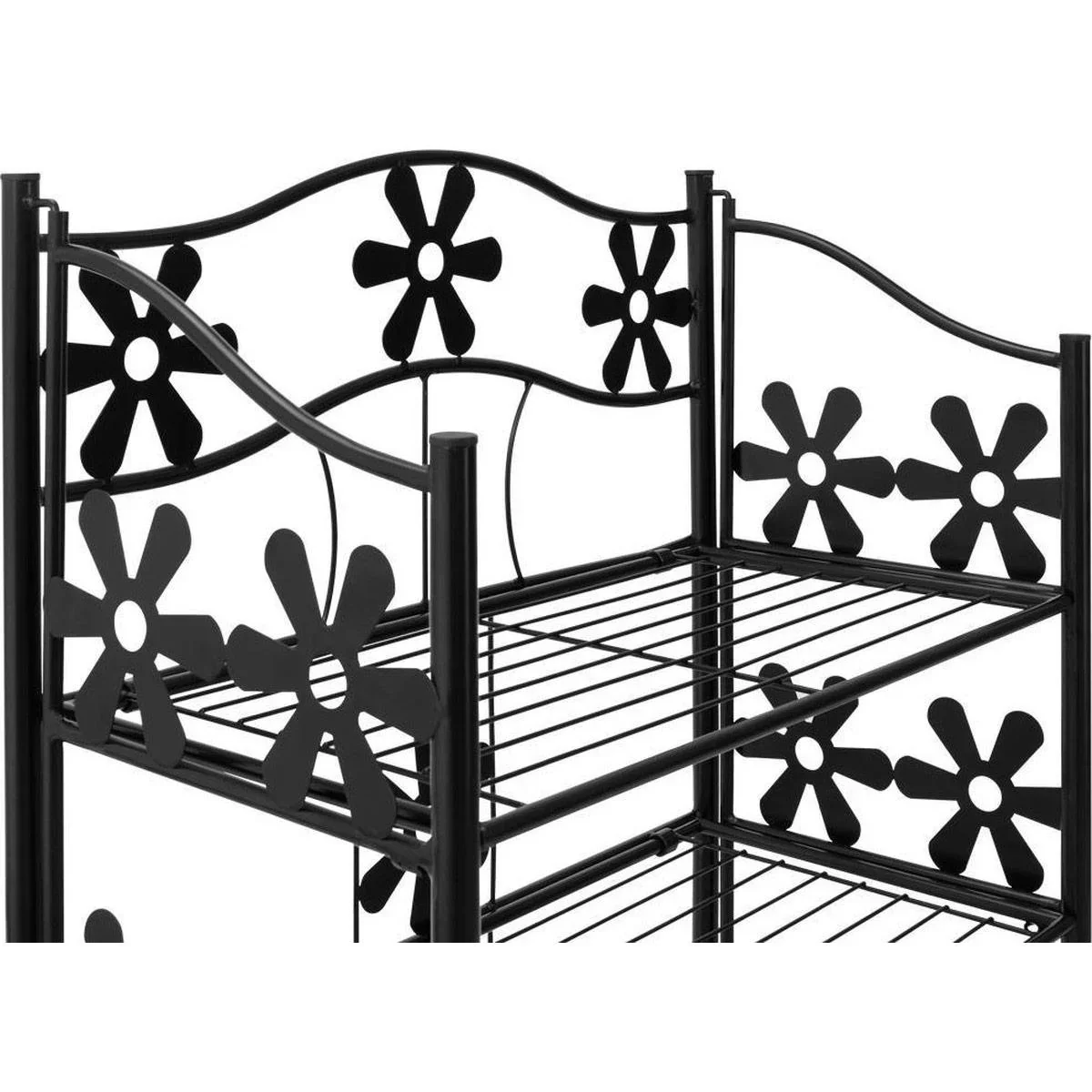 Metallregal - Matt schwarz - 60x30x50cm - 3