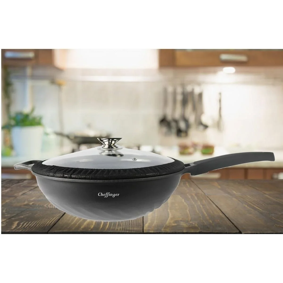Wok-Pfanne - Antihaft - 32 cm - 1