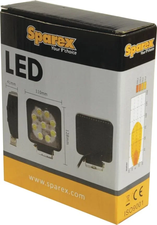 LED-Arbeitsscheinwerfer, rechteckig, 2500 Lumen - 1