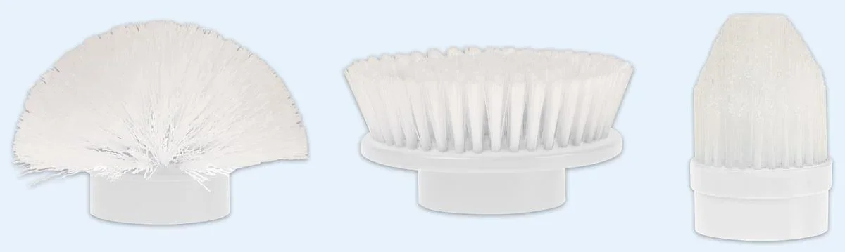 Ersatzbürsten "Hurricane Spin Scrubber", Weiß, 3-teilig - 1