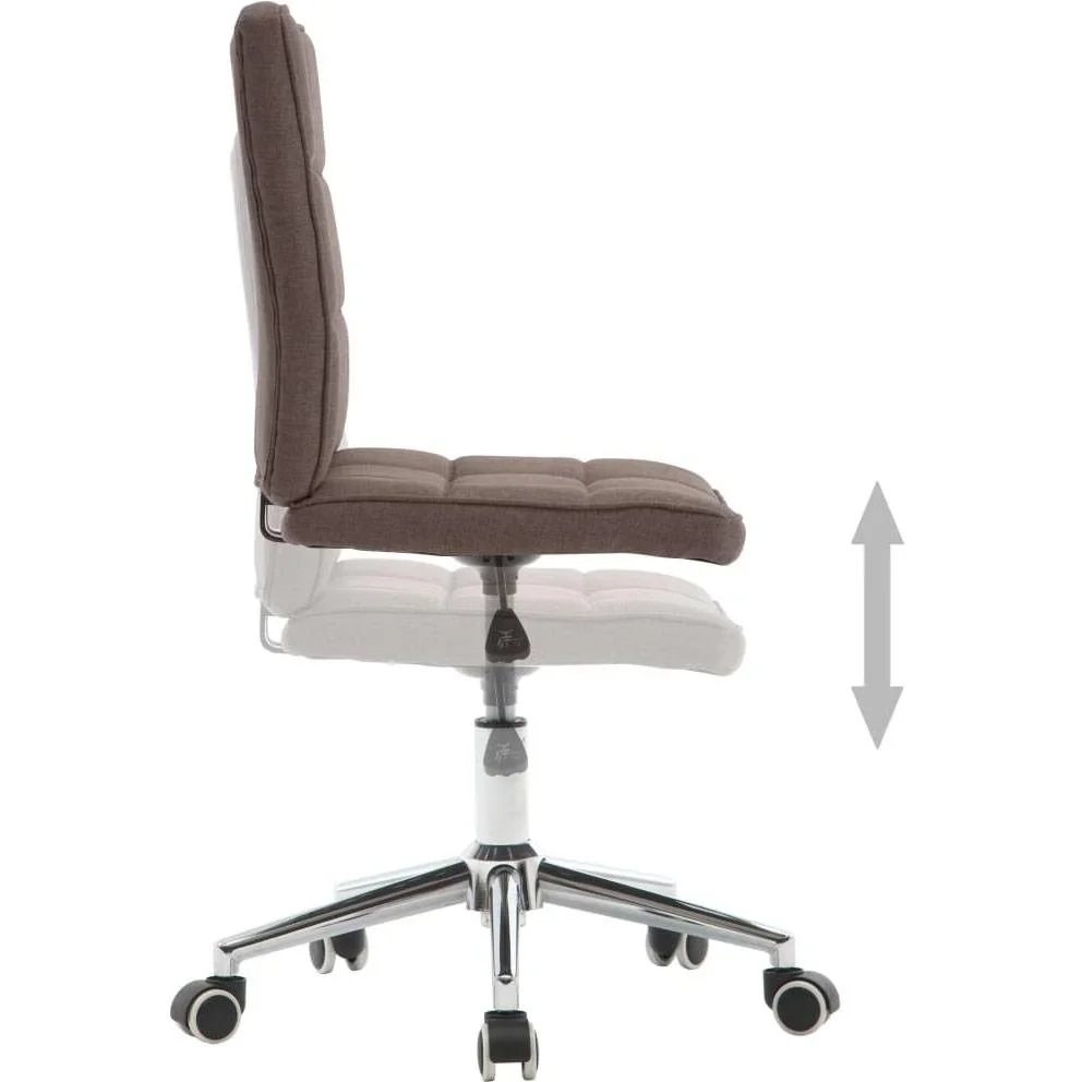 Esszimmerstühle 2-Sitzer Stoff taupe - 1