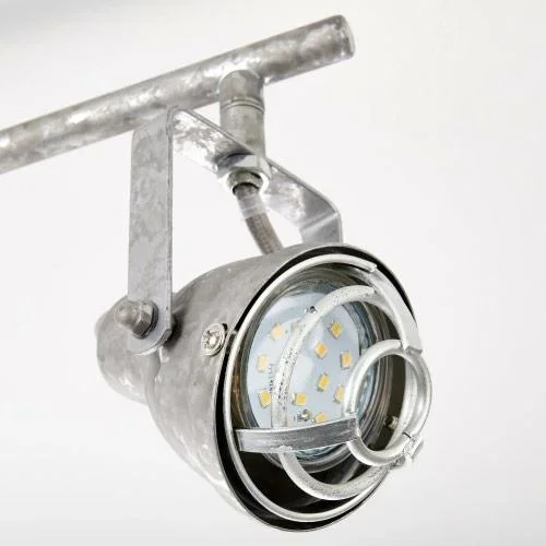 Deckenleuchte Bente 4-lichts industriell beton gris inkl. 4 x 4W LED - 0