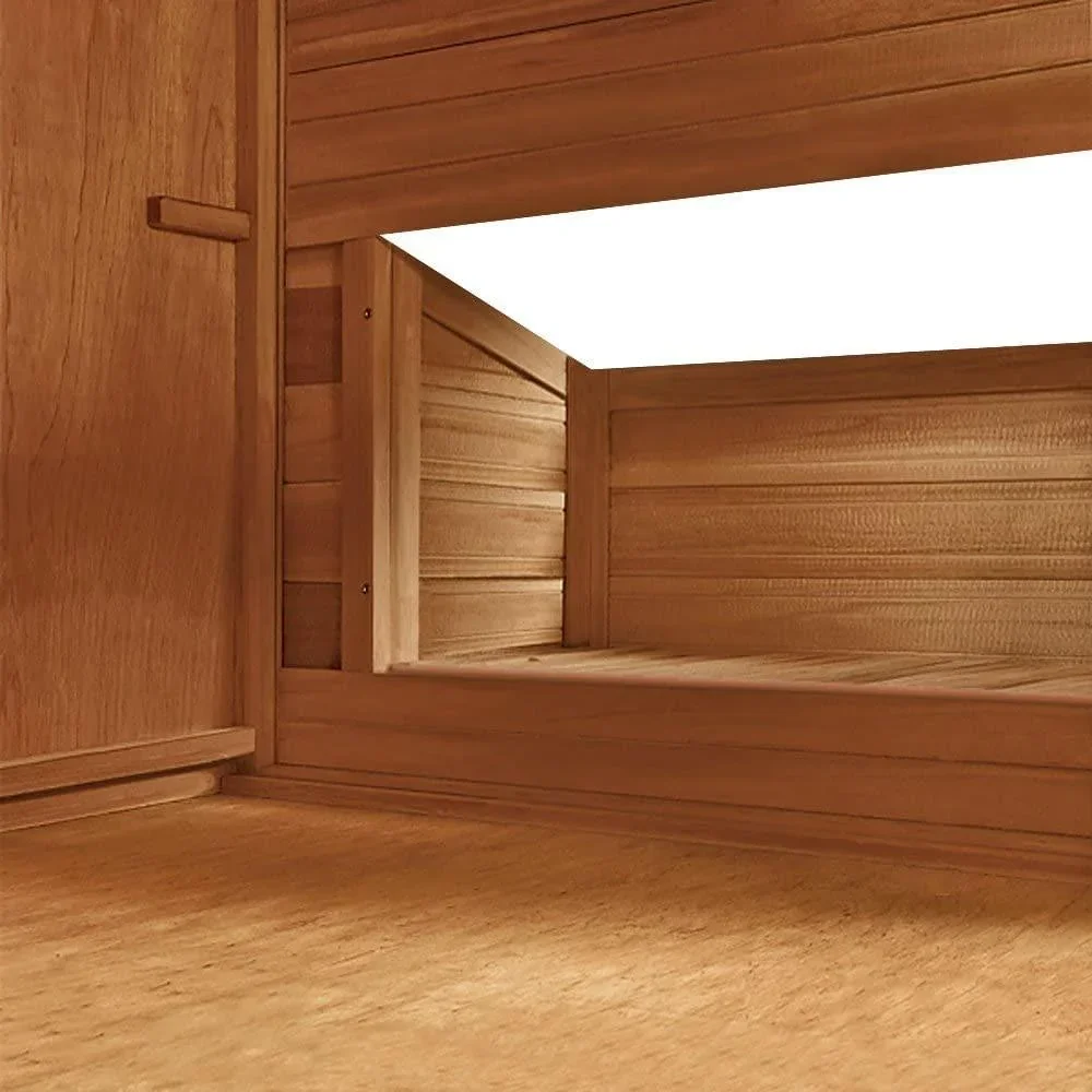 Hühnerstall 148 x 151 x 172 cm, Holz, Braun - 0