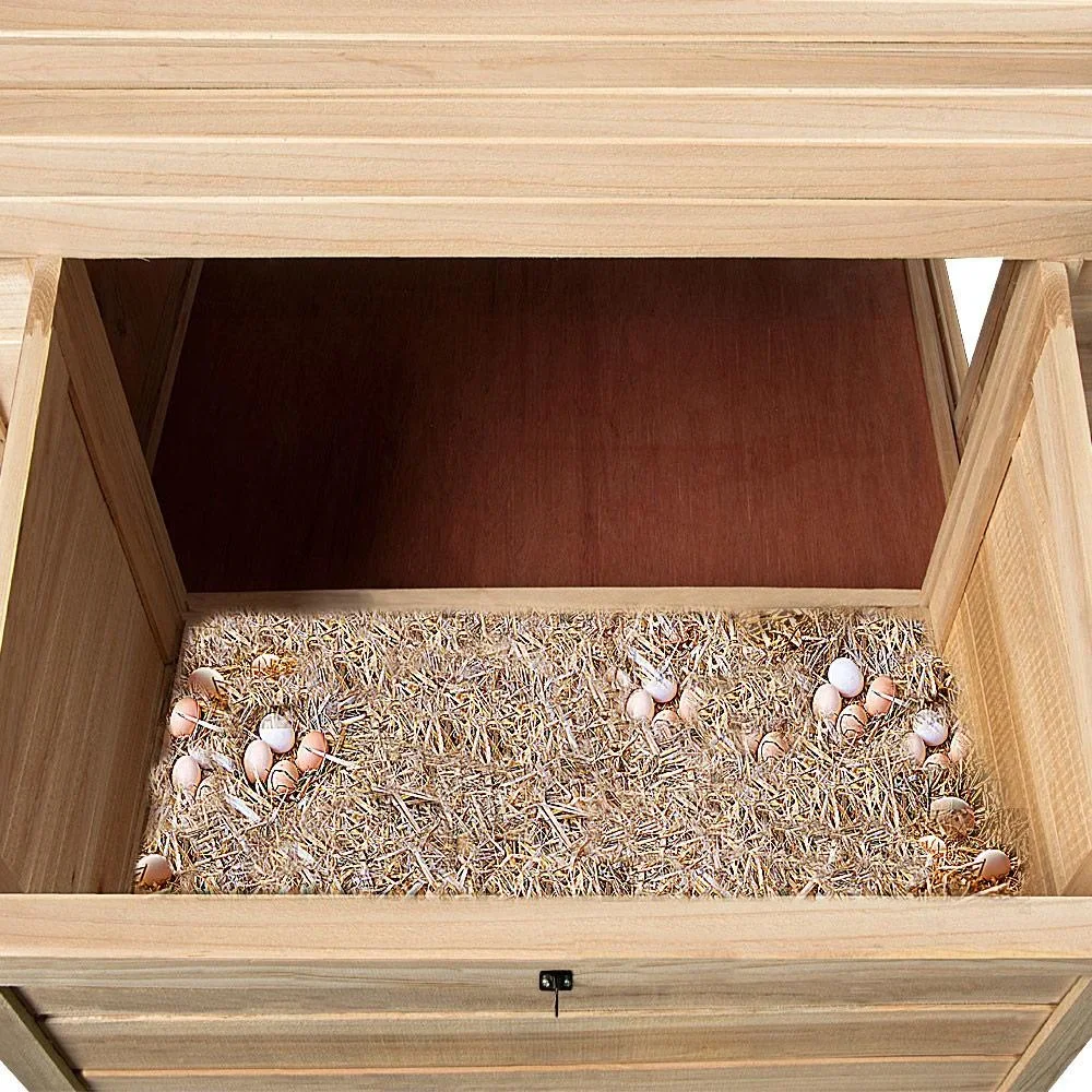 Hühnerstall 148 x 151 x 172 cm, Holz, Braun - 1