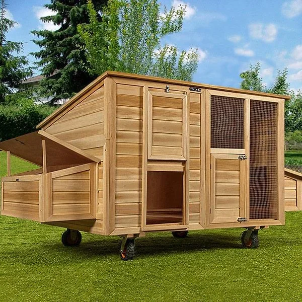 Hühnerstall 148 x 151 x 172 cm, Holz, Braun - 3