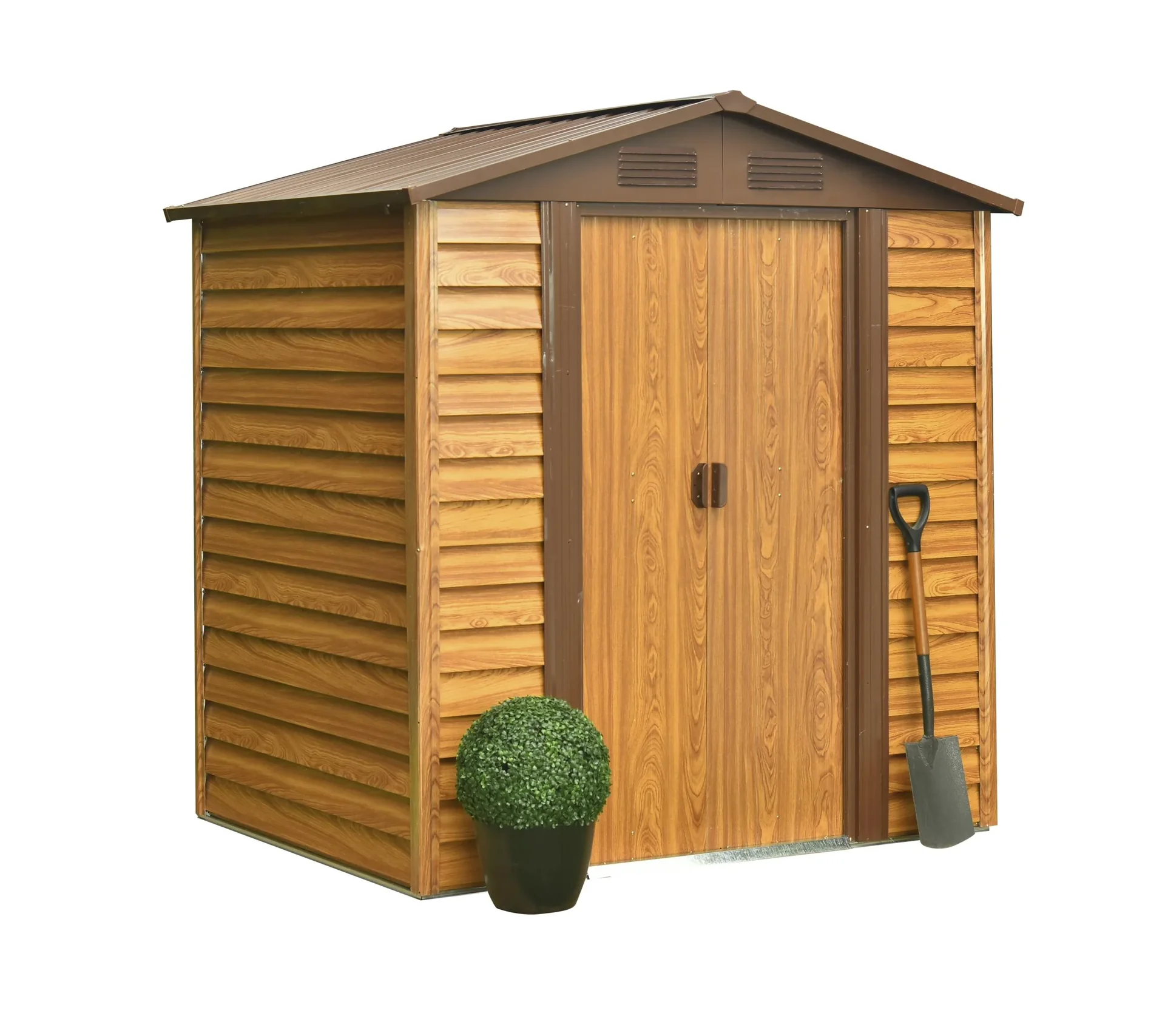 Gerätehaus FRANKFURT II 65, Holzoptik - 5