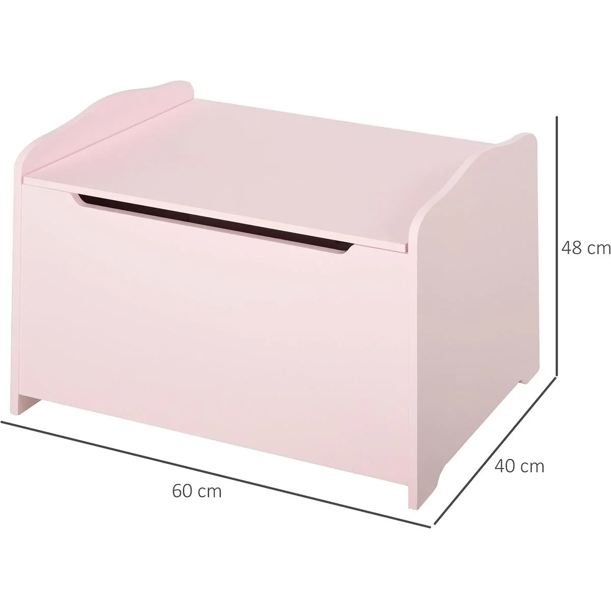 Kindersitzbank 2in1 mit Stauraum rosa - 7