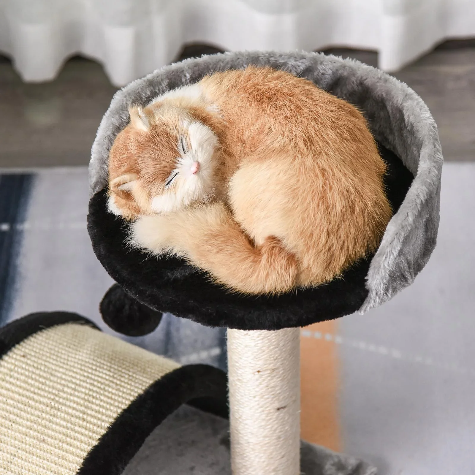 Katzenbaum mit Plüsch - 3