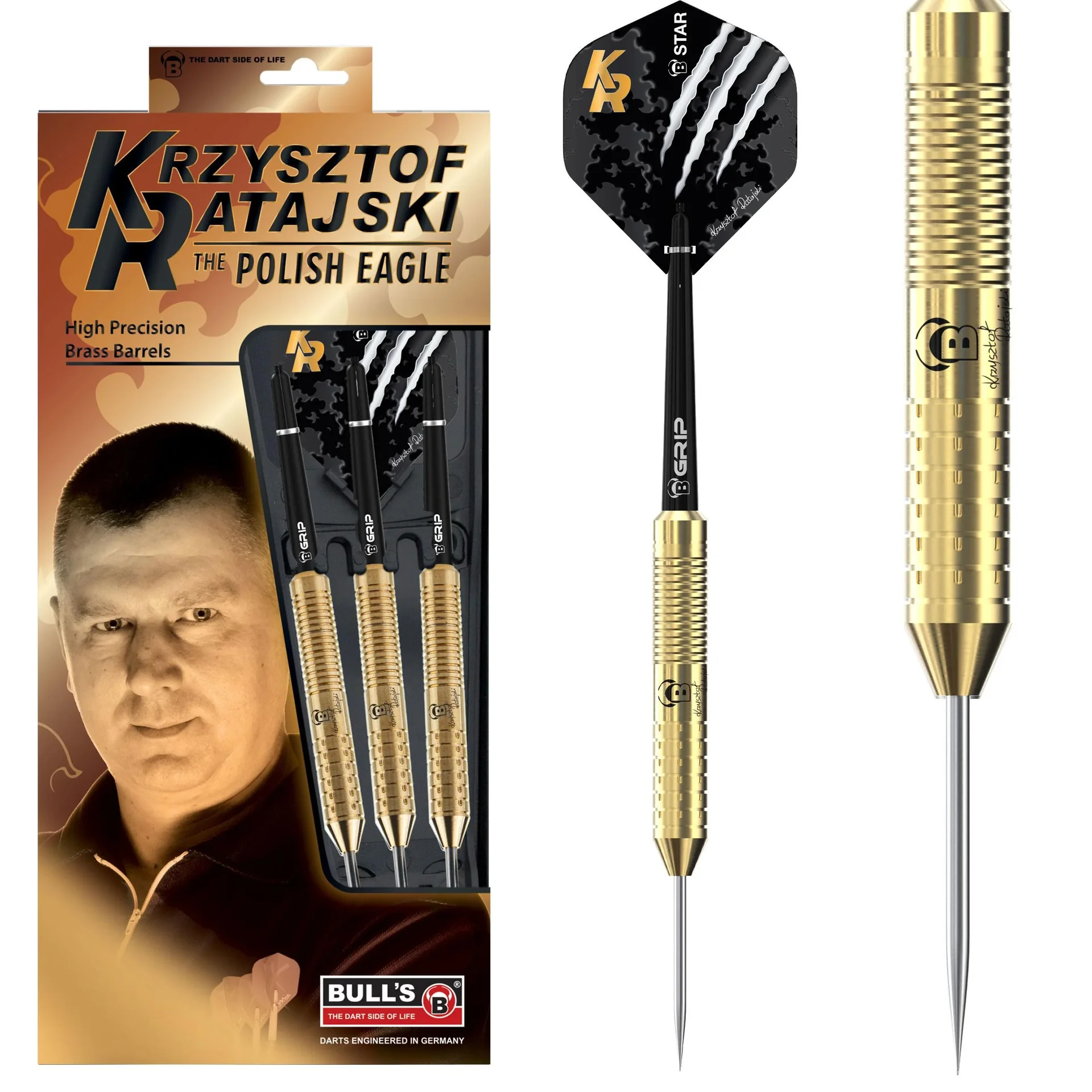 Krzysztof Ratajski Brass Gold Steel Dart 22gr. - 0