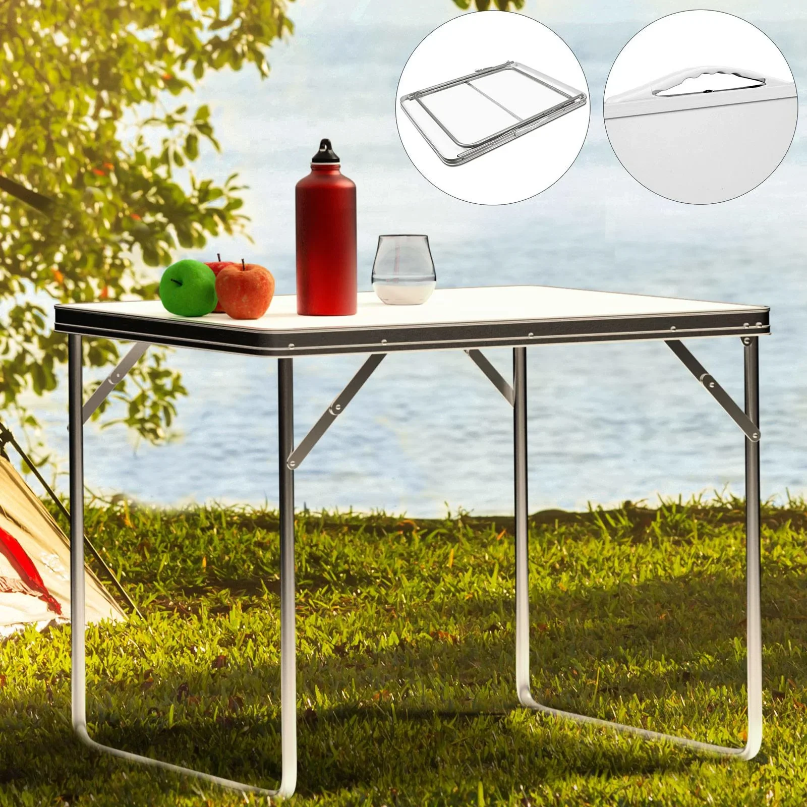 Campingtisch Klapptisch 80 x 60 x 70 cm - 1