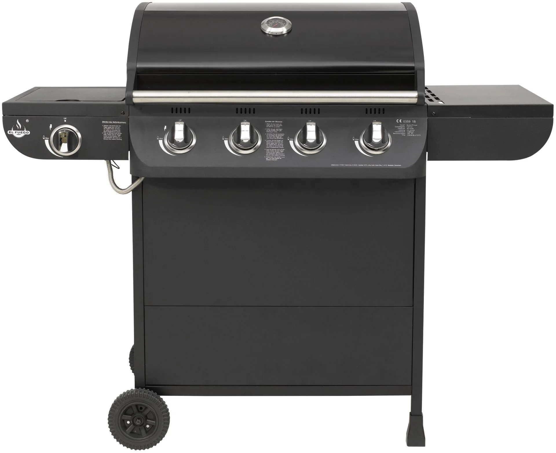 Gasgrill "Columbus" 4+1 Brenner - 2