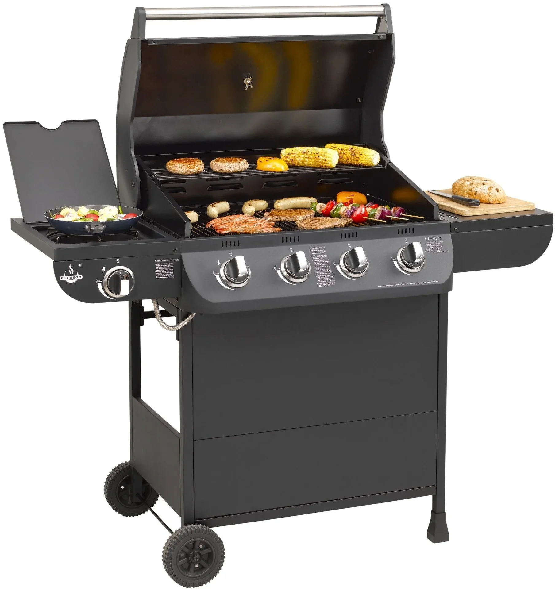 Gasgrill "Columbus" 4+1 Brenner - 6