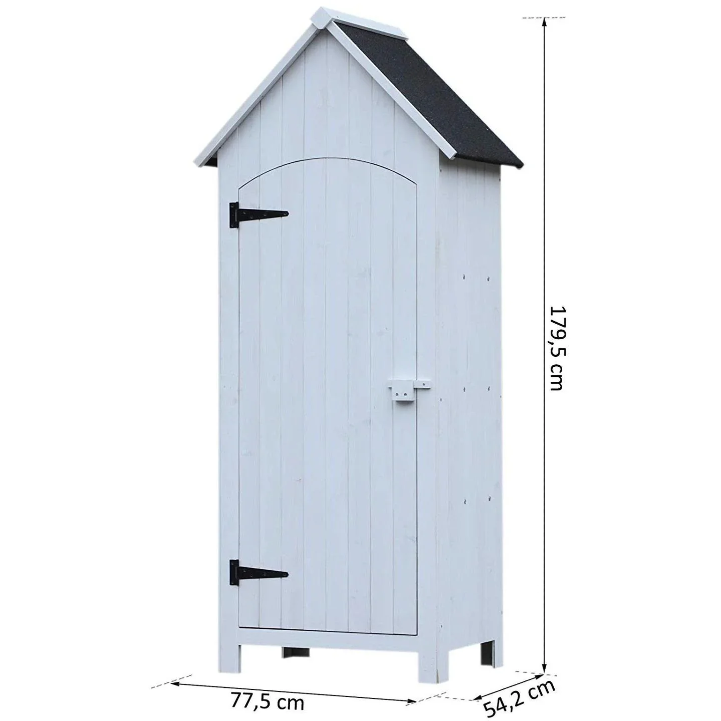 Gartenschrank mit Bitumenpappe - 4