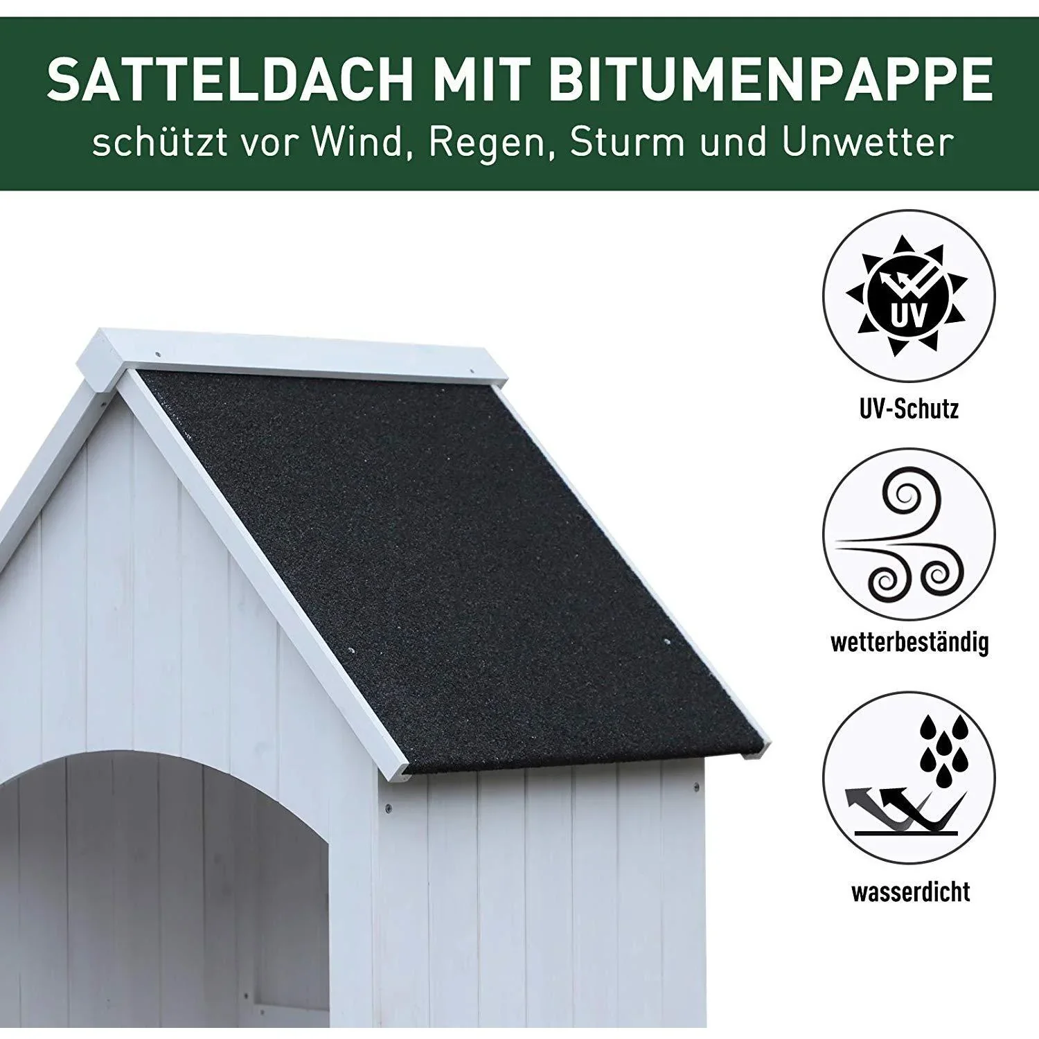 Gartenschrank mit Bitumenpappe - 6