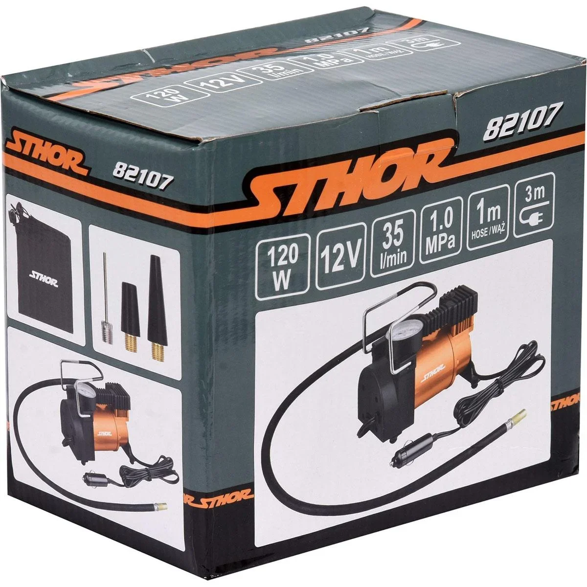 Auto-Kompressor - 12V - 120W - 35 l/m - 0
