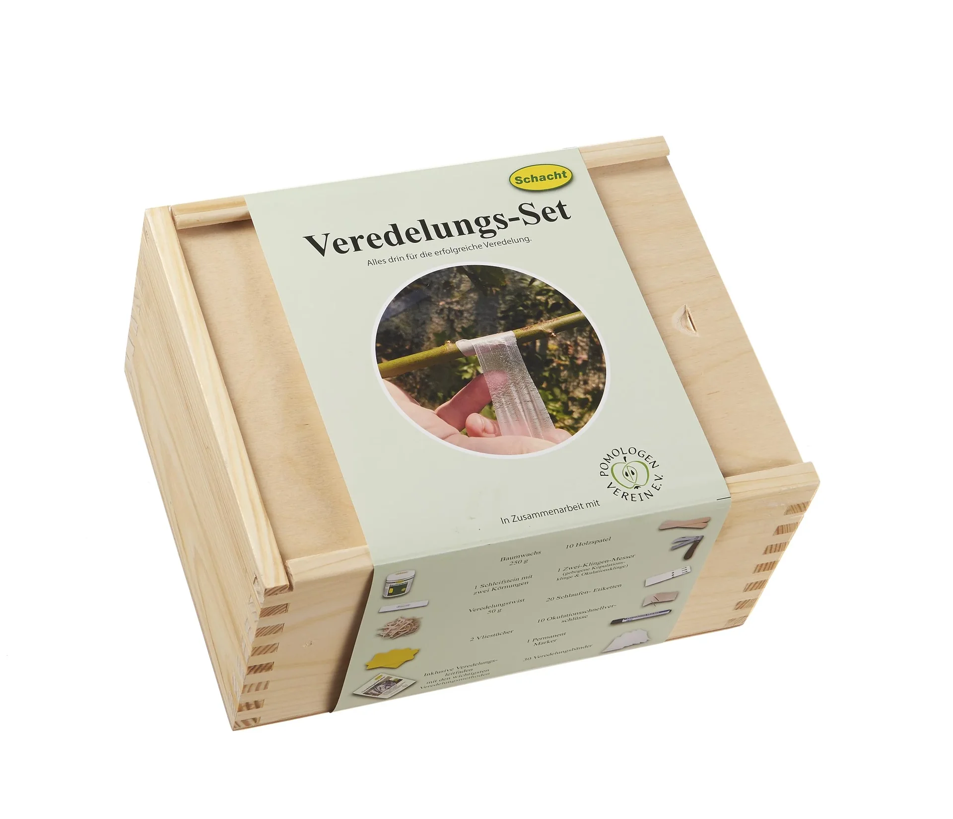Veredelungs-Komplett-Set in einer Holz-Box - 1