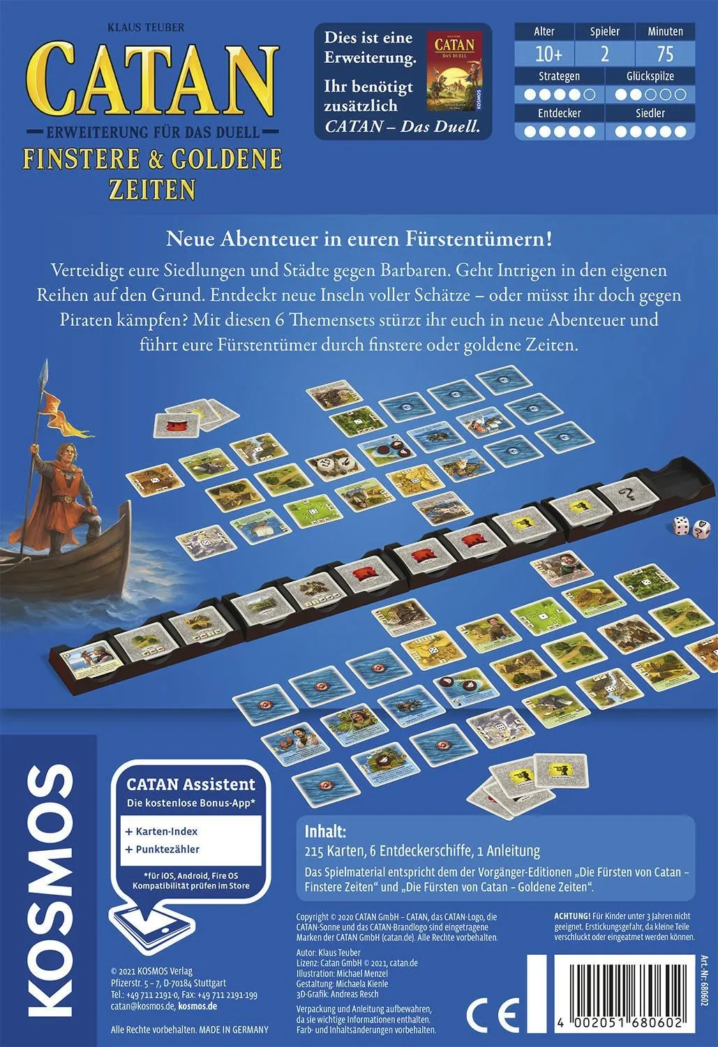 Catan - Das Duell - Erweiterung - Finstere und Goldene Zeiten - 0