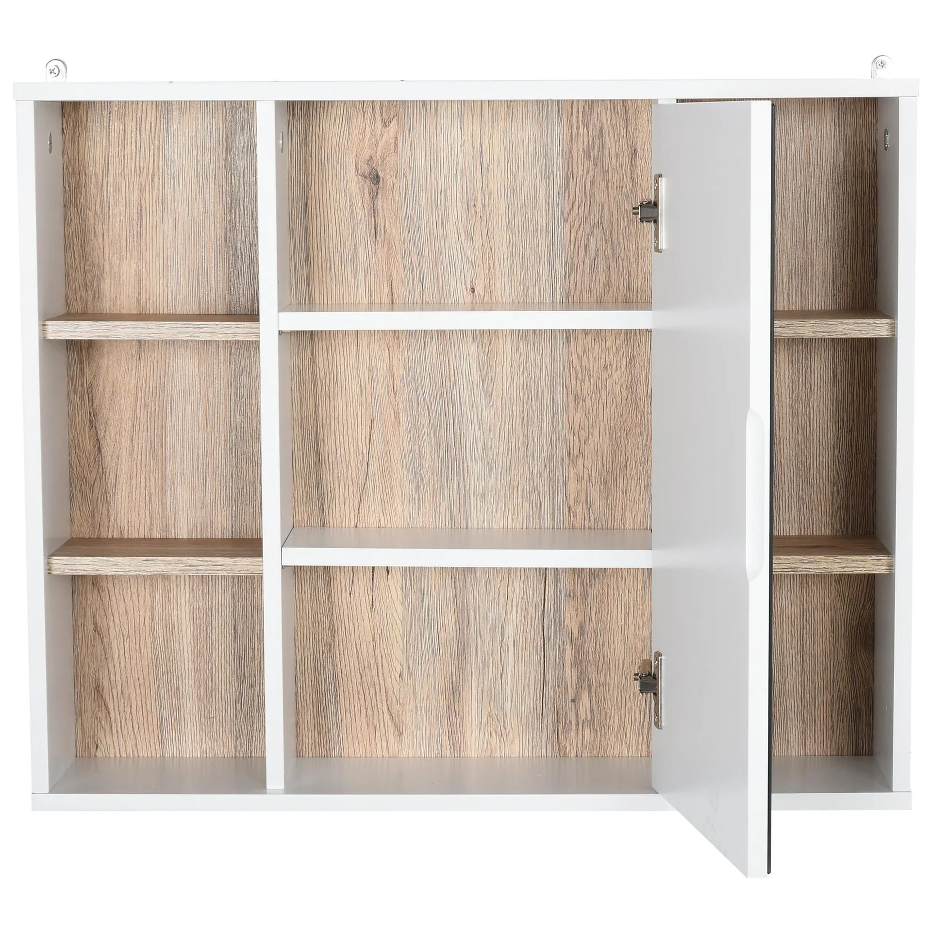 Badezimmer-Spiegelschrank, weiß - 4