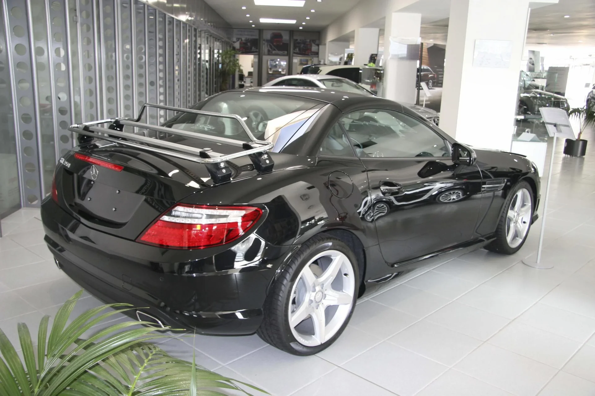 Gepäckträger Edelstahl Summer für Mercedes Benz SLK 2 Bauj. ab 2004 - 0
