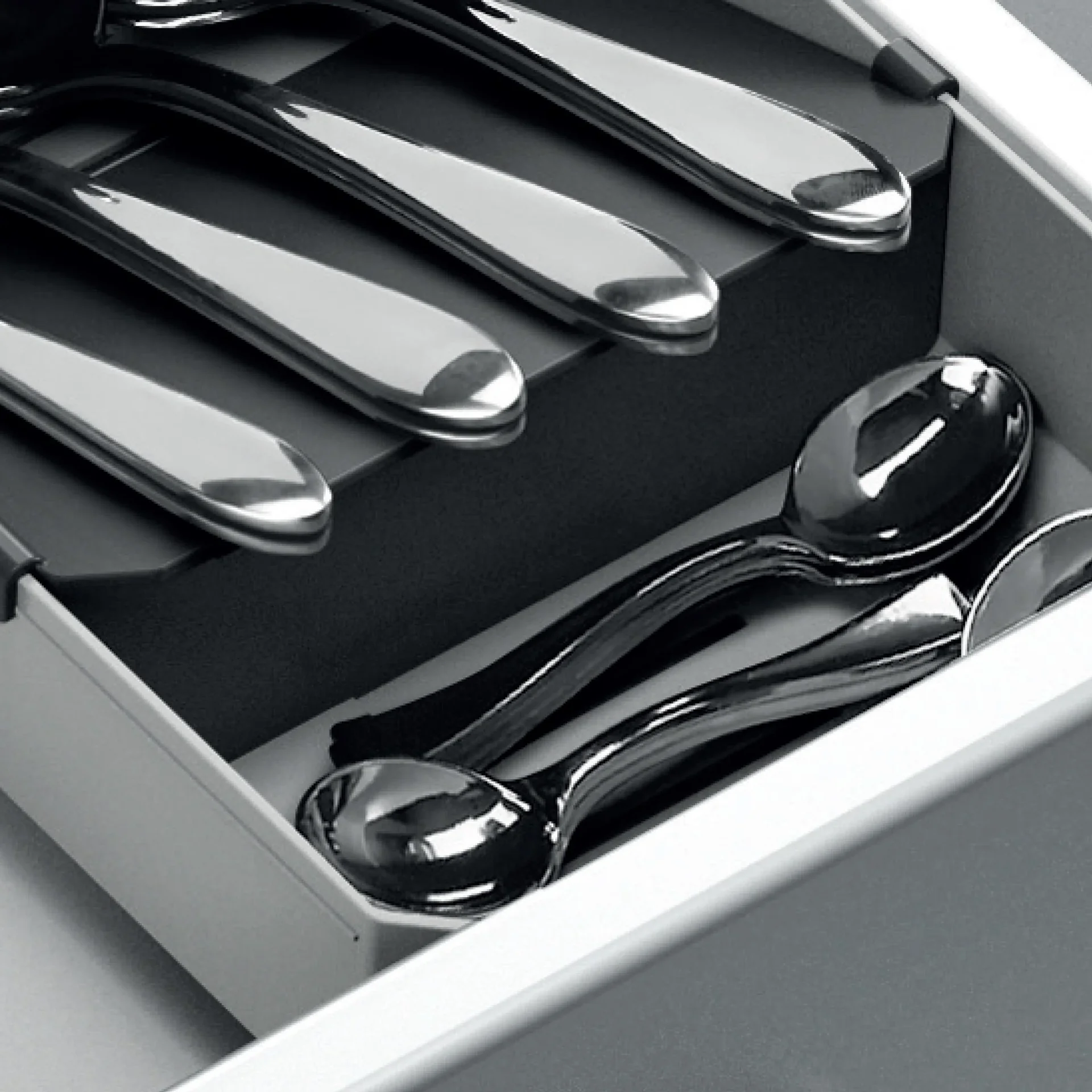 Uni-Fit Besteck-Organizer, ausziehbar - 3