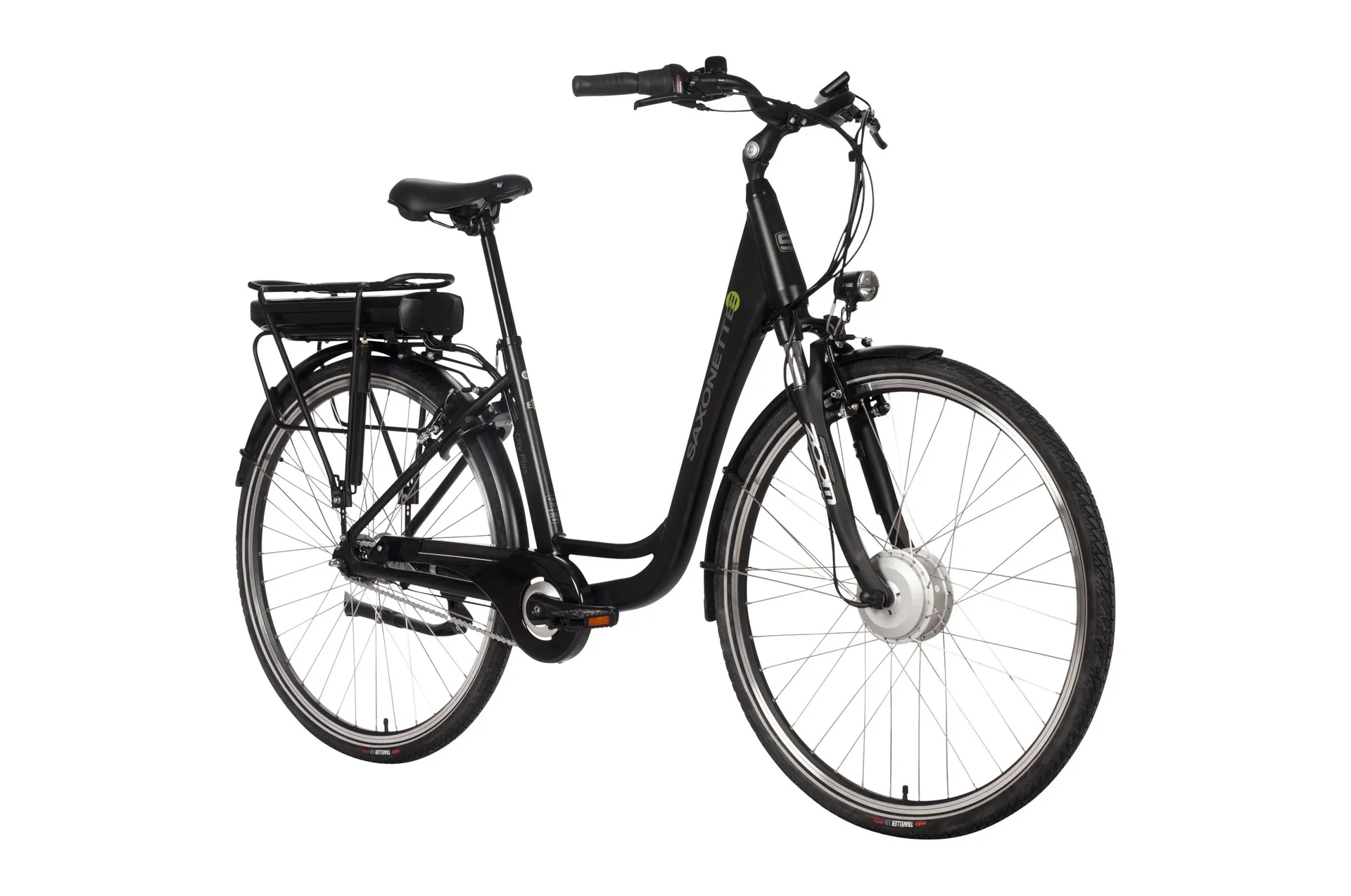 Unisex City E-Bike 28 Zoll, Rahmenhöhe 45 cm, 7-Gang Nabenschaltung, schwarz, München - 4