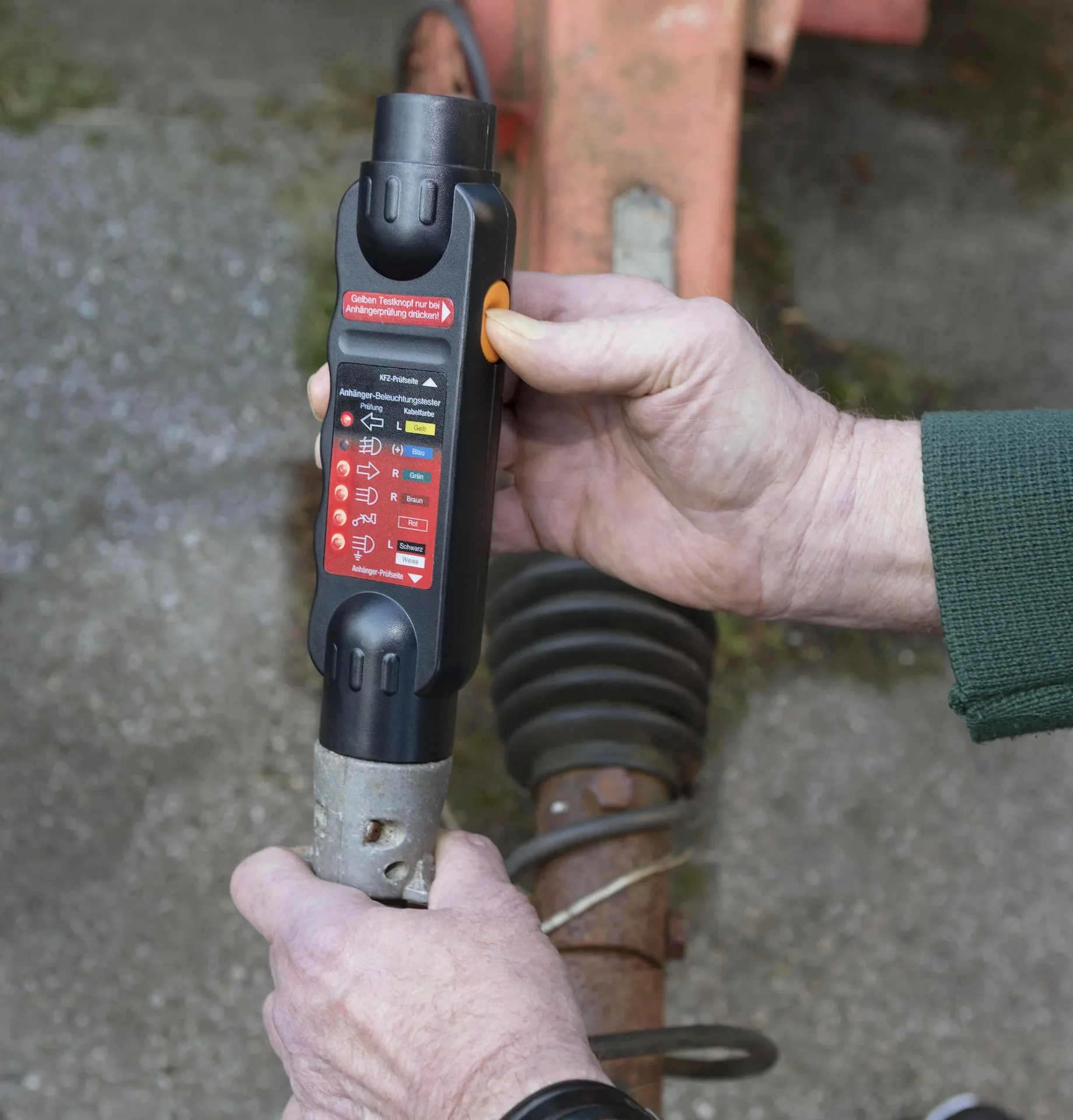 Beleuchtungstester, 12 V mit 7/13 poligen Adapter - 0