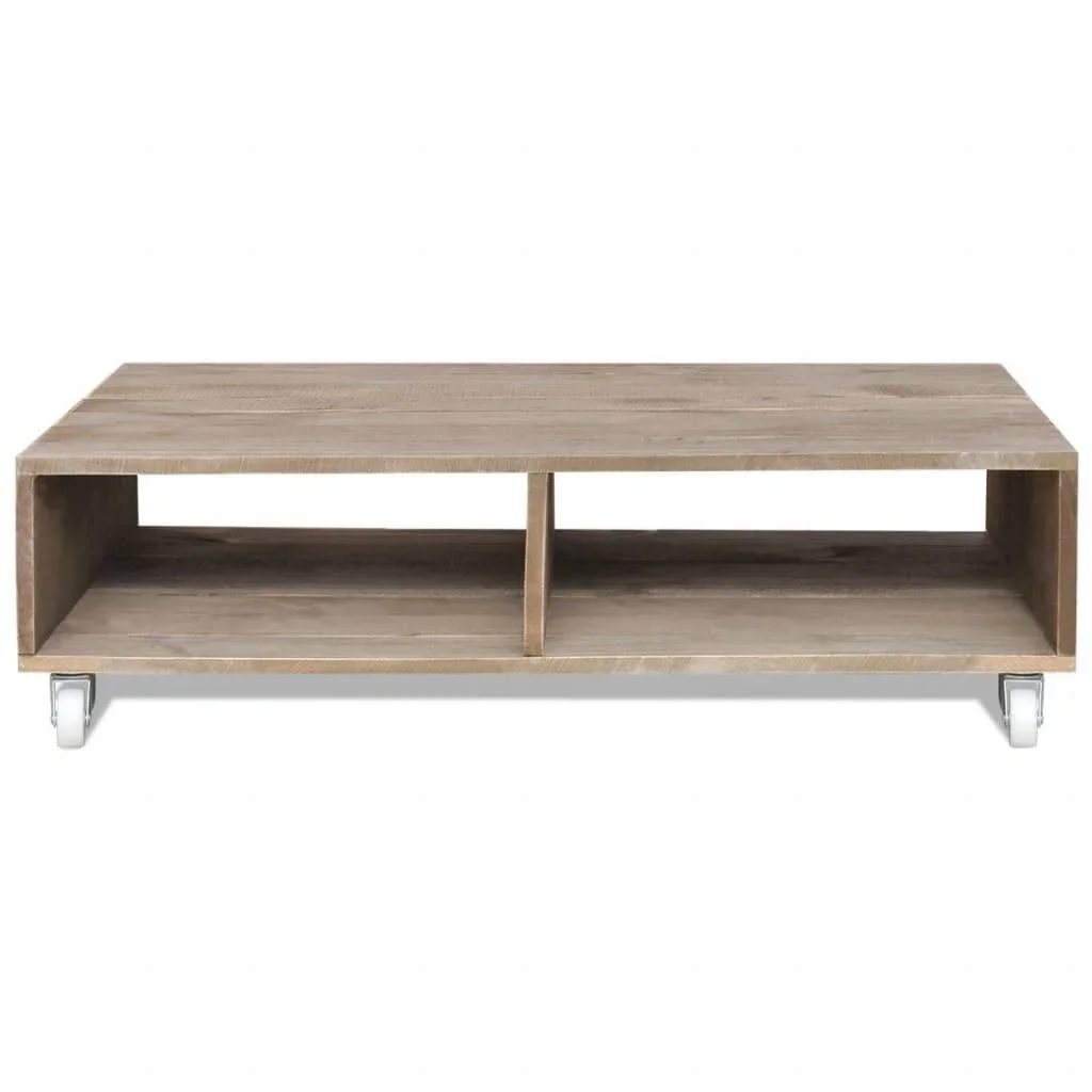Couchtisch Massivholz braun - 0