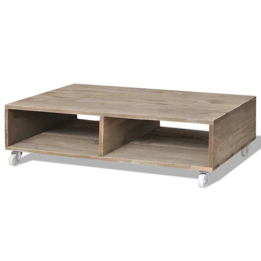 Couchtisch Massivholz braun - 2