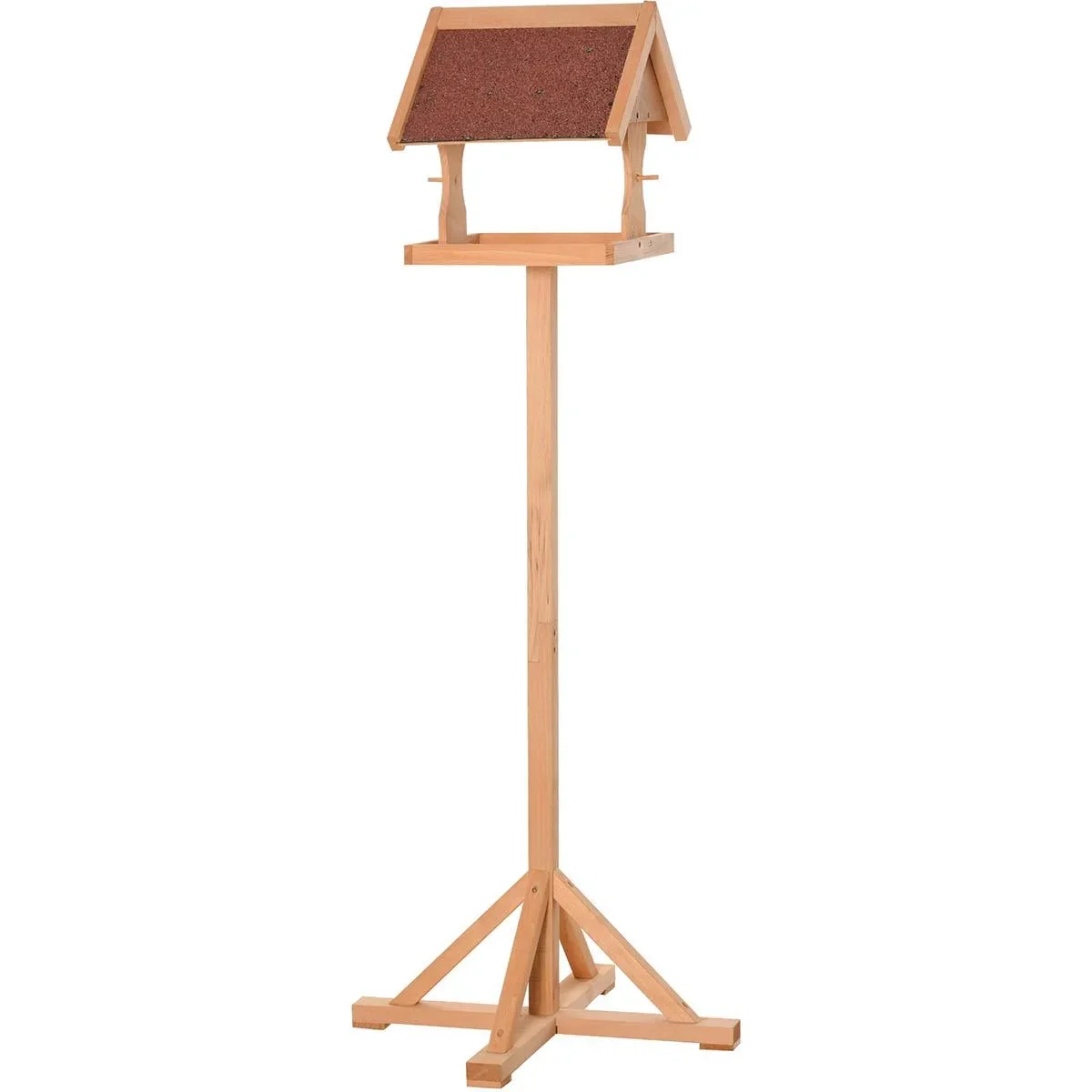 Vogelfutterhaus - Holz - Bitumendach - 55 x 55 x 14 cm - 3