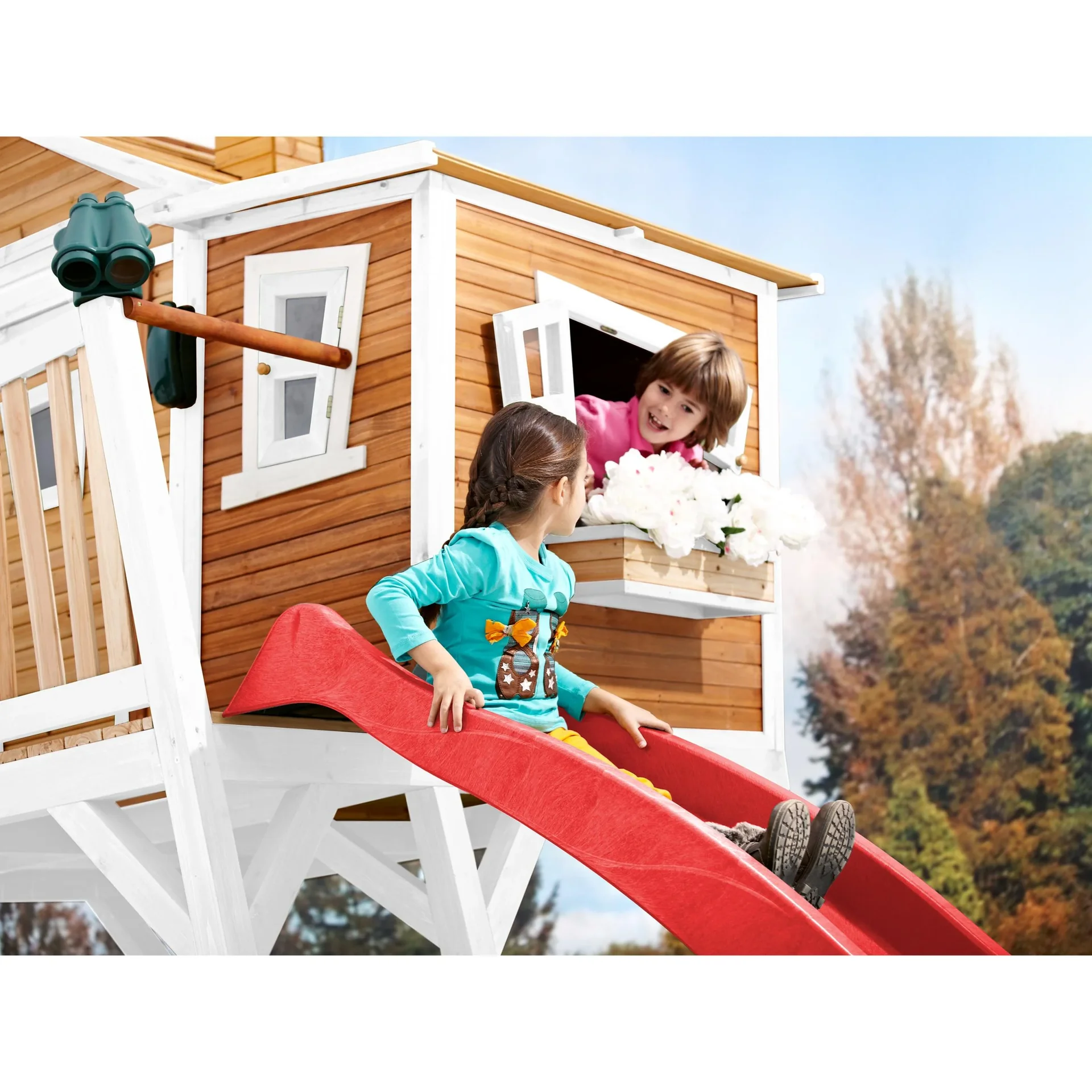 Max Spielhaus Braun/Weiß - Rote Rutsche - 4