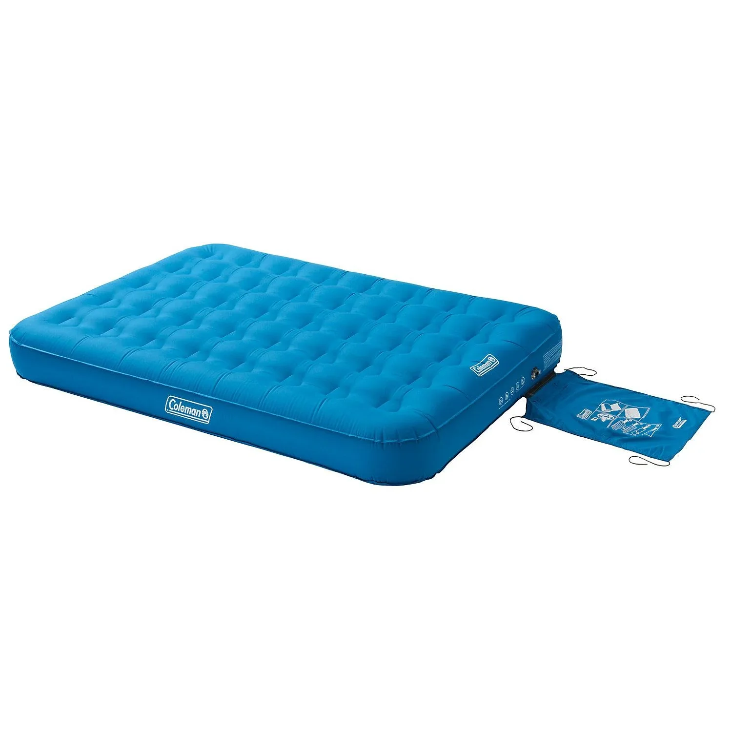 Extra Durable Airbed Double Luftbett für 2 Personen mit stabiler Stegestruktur,  Maße: 198 x 137 x 22 cm - 0