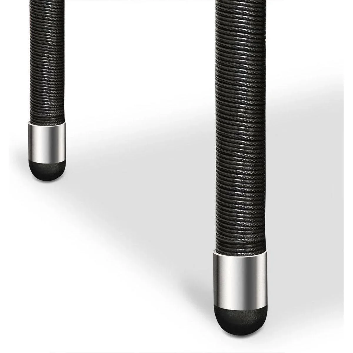 Gartentisch/ Beistelltisch Polyrattan 50 x 50 x 45 cm - Schwarz - 1